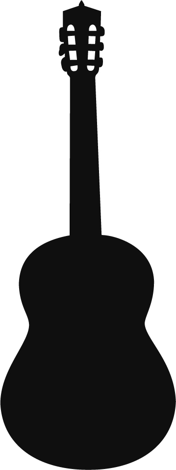 free clipart guitar outline - photo #42